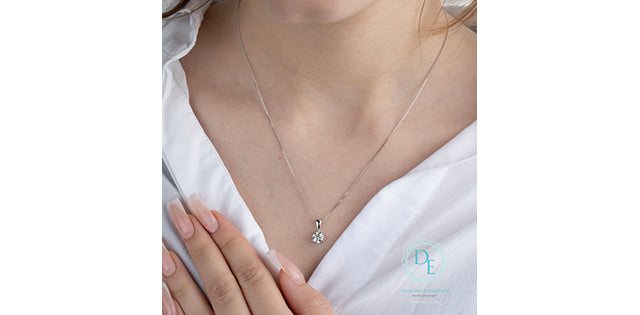 Lab Grown Diamond Pendant and Necklace