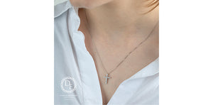 Cross Lab Grown Diamond Necklace