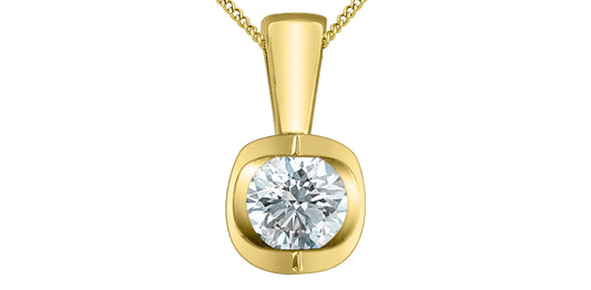 Lab Grown Diamond Pendant and Necklace