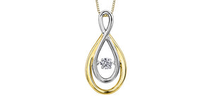 Diamond Pulse Infinity Pendant