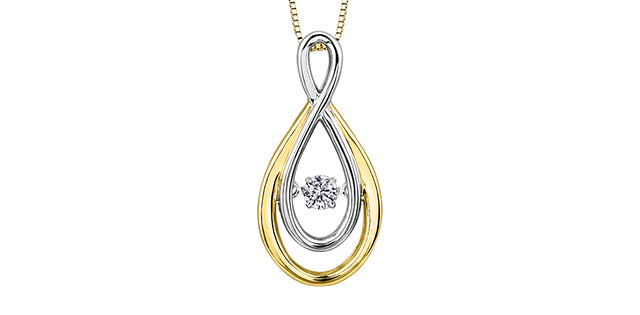 Diamond Pulse Infinity Pendant