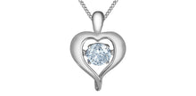 Load image into Gallery viewer, Lab Grown Diamond  Heart Pendant and Necklace
