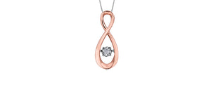 Diamond Pulse Infinity Pendant