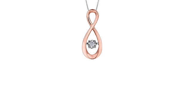 Diamond Pulse Infinity Pendant