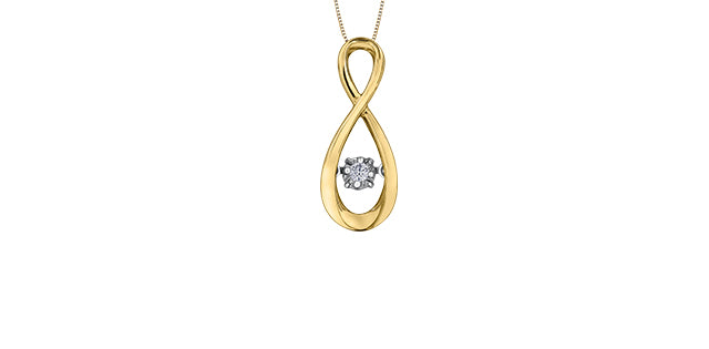 Diamond Pulse Infinity Pendant