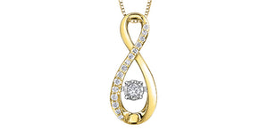 Diamond Pulse Infinity Pendant
