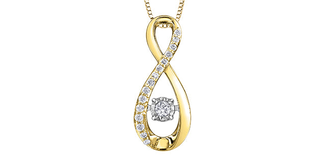 Diamond Pulse Infinity Pendant