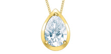 Load image into Gallery viewer, Tear Drop Lab Grown Diamond Necklace
