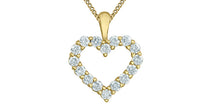 Load image into Gallery viewer, Open Heart Lab Grown Diamond Necklace
