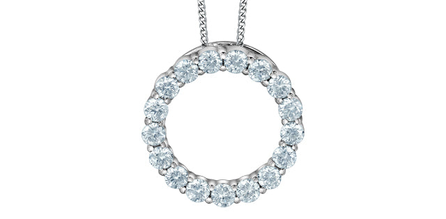 Circle Lab Grown Diamond Necklace