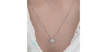 Load image into Gallery viewer, Flower Cluster Lab Grown Diamond Pendant

