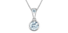 Load image into Gallery viewer, Bezel Set Lab Grown Diamond Necklace
