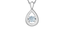 Load image into Gallery viewer, Pear Shaped Lab Grown Diamond Necklace
