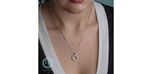 Load image into Gallery viewer, Open Circle Lab Grown Diamond Necklace
