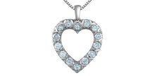 Load image into Gallery viewer, Open Heart Lab Grown Diamond Necklace
