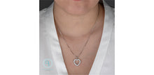 Load image into Gallery viewer, Open Heart Lab Grown Diamond Necklace
