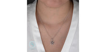 Load image into Gallery viewer, Snowflake Lab Grown Diamond Necklace

