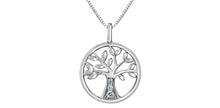 Load image into Gallery viewer, Tree of Life Lab Grown Diamond Necklace
