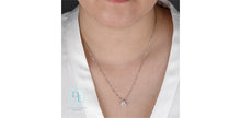 Load image into Gallery viewer, Bezel Set Pear shaped Lab Grown Diamond Necklace
