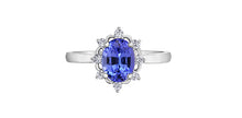 Load image into Gallery viewer, Tanzanite and Diamond Ring
