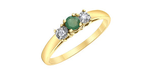 Emerald and Diamond Ring