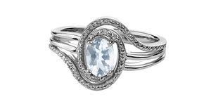 Silver Birthstone Ring