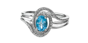 Silver Birthstone Ring