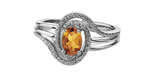 Silver Birthstone Ring