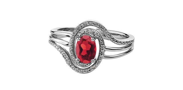 Silver Birthstone Ring