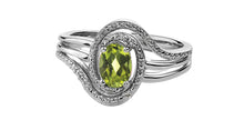Load image into Gallery viewer, Silver Birthstone Ring
