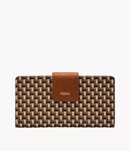 Load image into Gallery viewer, Logan Tab Clutch - Multi Brown
