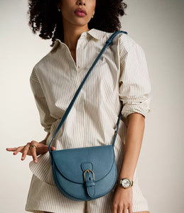Everleigh Leather Large Flap Crossbody Bag