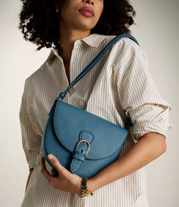 Everleigh Leather Large Flap Crossbody Bag