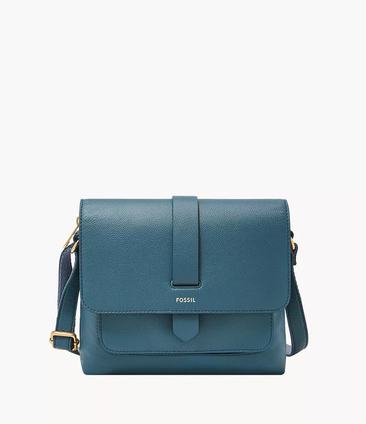 Kinley Leather Small Flap Crossbody Bag