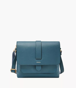 Kinley Leather Small Flap Crossbody Bag