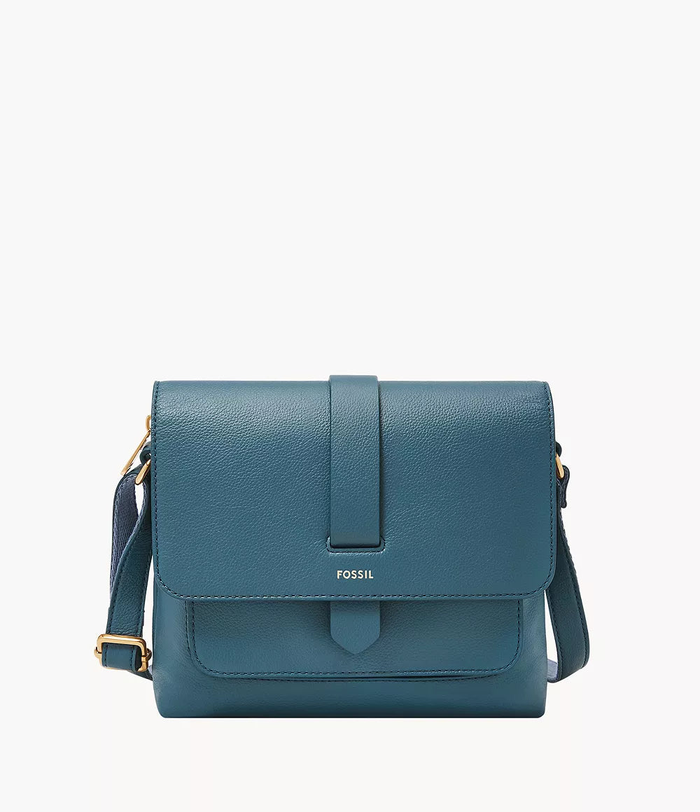 Kinley Leather Small Flap Crossbody Bag