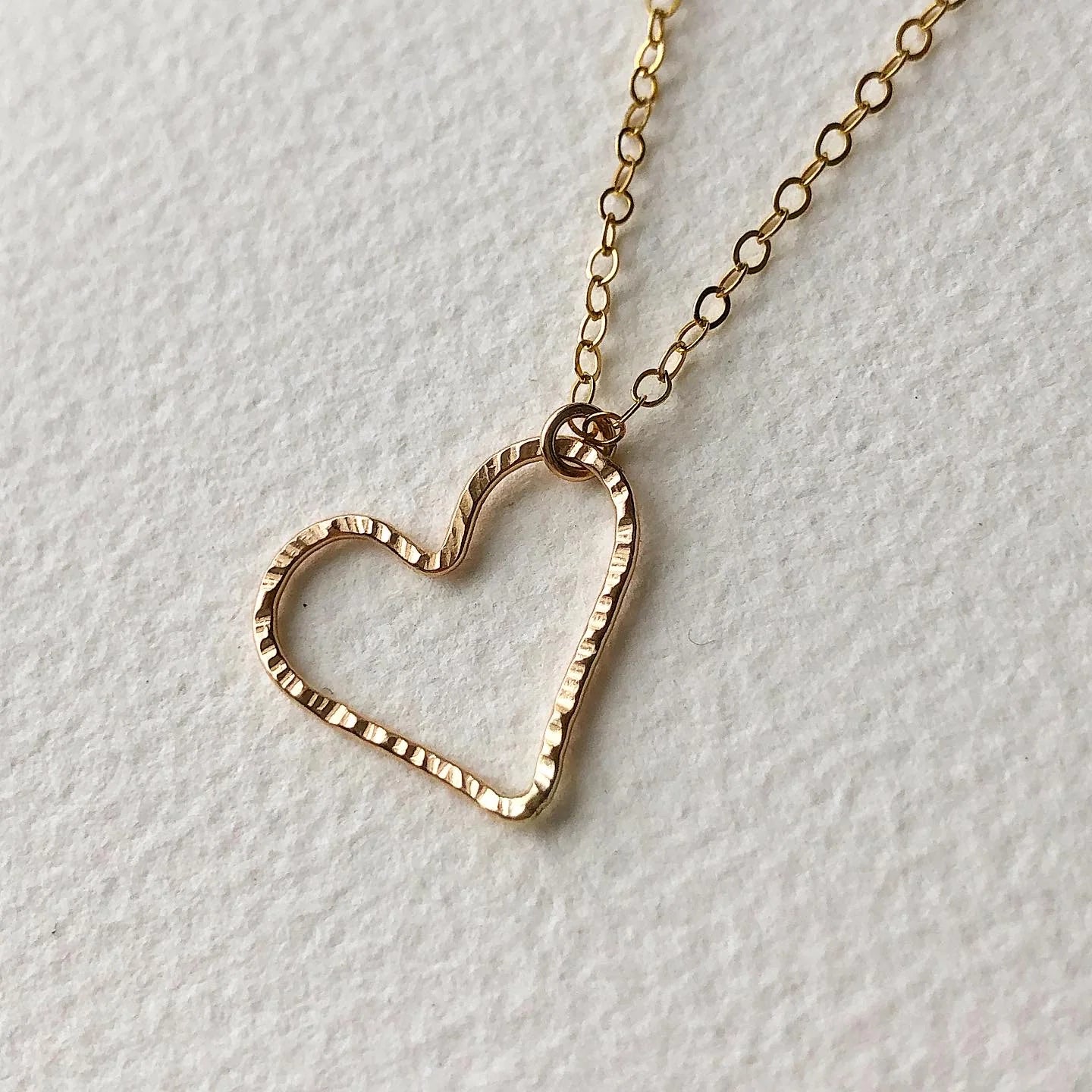 Open-Hearted pendant Necklace