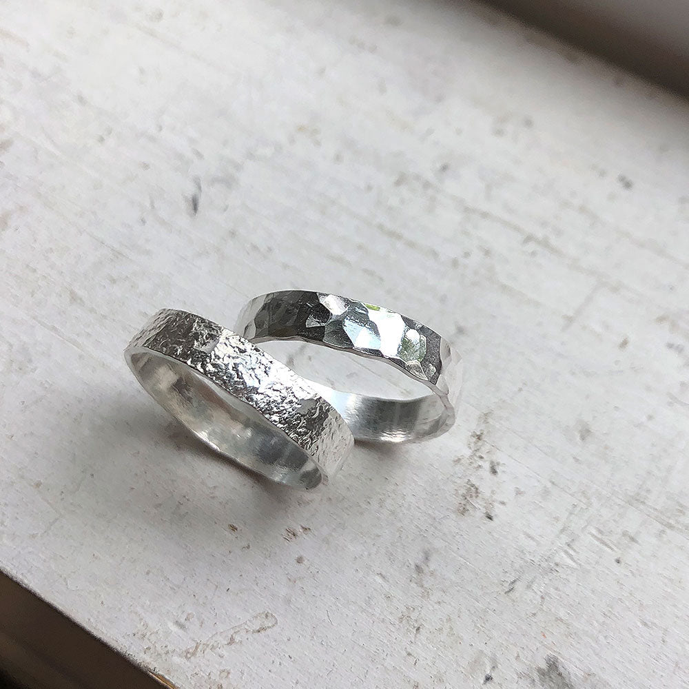 Thick Textured Band Ring
