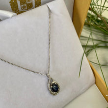 Load image into Gallery viewer, Silver Birthstone Necklace
