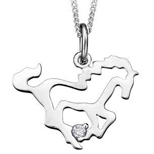 Horse Diamond Pendant