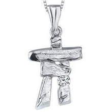 Load image into Gallery viewer, Inukshuk Diamond Pendant
