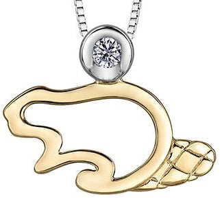 Beaver Diamond Pendant